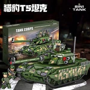 积奇乐42044猎豹T5坦克大型军事拼装积木男孩子儿童玩具礼物