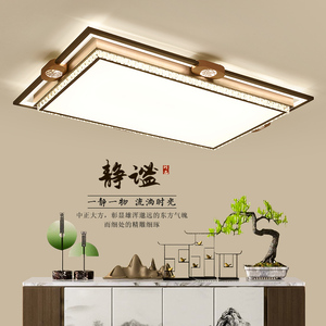儒雅新中式客厅卧室灯黑白装修搭配设计师推荐使用灯饰容易清洗灯