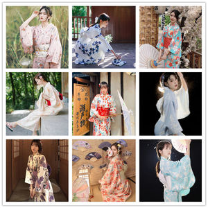 神明少女和服改良浴衣中国风日式正装传统日系日本写真拍照连衣裙
