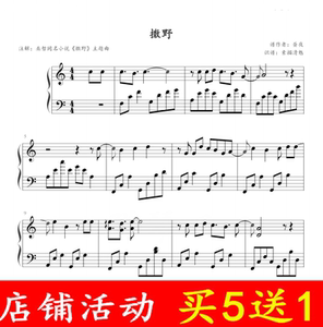 撒野钢琴谱】撒野钢琴谱品牌、价格