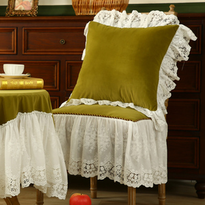 法式蕾丝桌布ins美式田园白色蕾丝纱花边盖布公主风茶几圆桌布