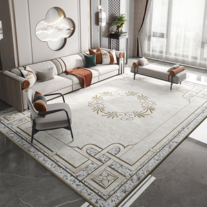 大面积新中式沙发地毯客厅茶几毯家用定制轻奢高级感天津崔黄口