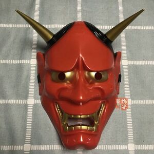 万圣节日本辟邪般若面具 兰陵王鬼脸面具 抖音面具包邮8878878