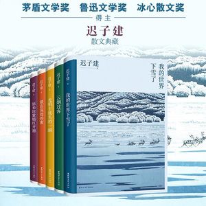 迟子建散文典藏版全5册 茅盾文学奖得主迟子建散文自选集我的世界下雪了原来姹紫嫣红开遍云烟过客光明于低头的一瞬锁在深处的蜜