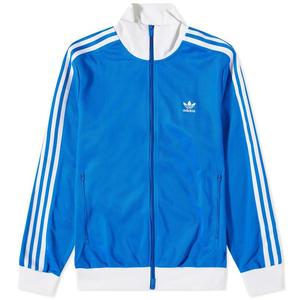 Adidas Beckenbauer 阿迪达斯男士外套2024新款蓝色长袖时尚卫衣