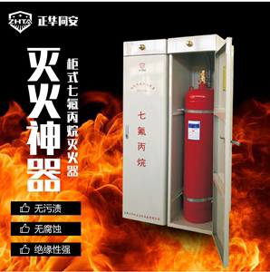 气体厂家直销 正华同安柜式七氟丙烷气体灭火装置