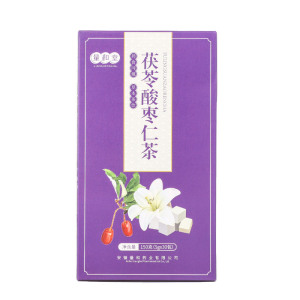 量和堂茯苓酸枣仁茶5g*30包/盒百合重瓣红玫瑰山药红枣