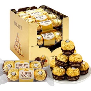 费列罗巧克力进口意大利榛仁金莎48粒婚庆喜糖情人礼盒装佳品礼物