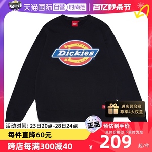 【自营】Dickies经典logo印花圆领上衣长袖休闲卫衣