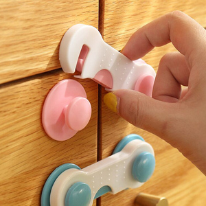 儿童抽屉安全锁宝宝安全扣锁柜门婴儿柜子锁冰箱锁防护扣防夹手