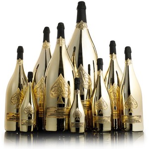 黑桃A黄金香槟限量3L大瓶装法国原瓶进口夜店高档起泡酒葡萄酒