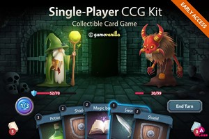 Unity3D 最新版Single-Player CCG Kit 1.1.1EA 单人卡牌游戏源码
