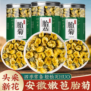 菊花茶旗舰店胎菊杭白菊菊花干不特级正品花茶叶金银花散装散称