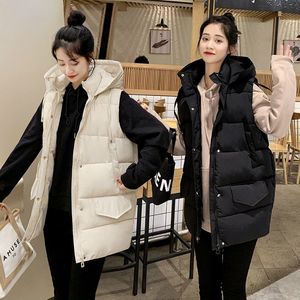 棉马甲女冬季外穿面包服学生韩版春秋新款洋气时尚宽松外套学院风