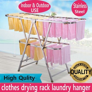 clothes drying rack laundry garment dryer hanger 折叠晾衣架