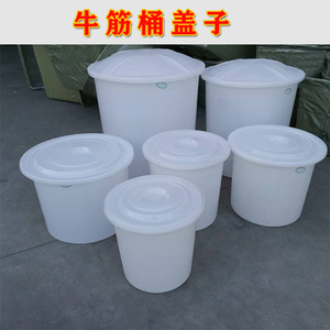 牛筋桶盖子塑料圆桶盖子大桶盖子发酵桶大白桶盖子单卖