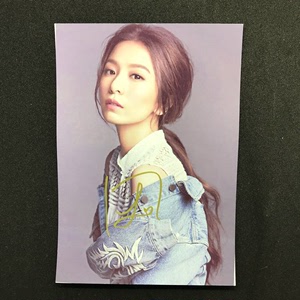 包邮 hebe田馥甄 亲笔签名周边照片 韩国宣传照杂志照冲销收藏
