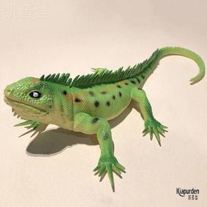 仿真软胶蜥蜴爬行动物模型软胶发声蜥蜴壁虎变色龙儿童认知玩具