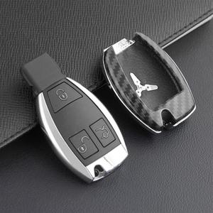 适用新老款钥匙壳碳纤维GLC级B级A级唯雅诺车用遥控器保护套
