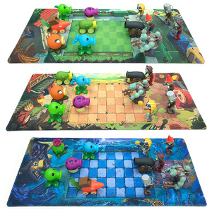 正版植物大战僵尸玩具2游戏垫对战作战地图鼠标垫场景图40cmX90cm