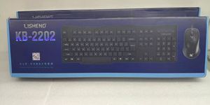 力胜KB-2202 P+U有线游戏键鼠套装防水静音长寿键盘鼠标办公家用