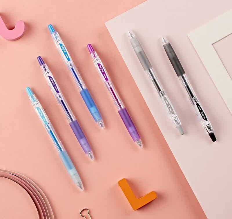 百乐果汁笔限量版迪士尼抹茶全套poilt百乐笔百果色中性笔0.5按动