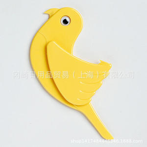 日本进口厨房小工具小鸟剥皮器 剥橙器 塑料开橙器 49055