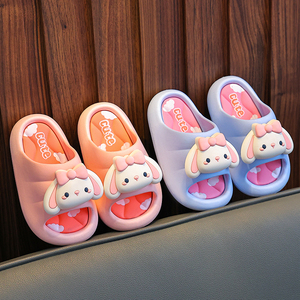 兔子儿童拖鞋女童夏季室内防滑洗澡卡通可爱宝宝女孩小孩凉拖包头