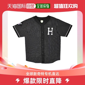 HUF 短袖 棒球衫 男士 FOREVER BASEBALL JERSEY BLACK运动