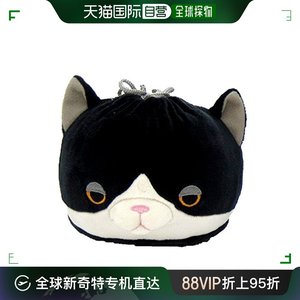 【日本直邮】Shinada 巾着袋 MONK-0120H 黑白猫