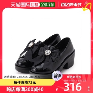 【日本直邮】Cst&P女士时尚休闲鞋黑色高跟轻便潮流经典耐磨地雷