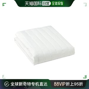 【日本直邮】Muji无印良品 带脚床垫SD用可洗床单(钢架用)白 2526