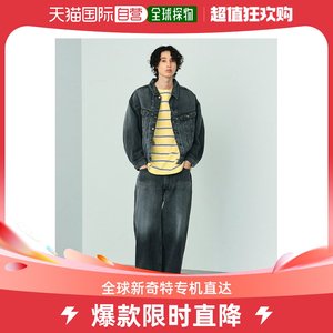 日本直邮Lee品牌男女同款大版宽松直筒牛仔裤 显著大剪裁造型 硬