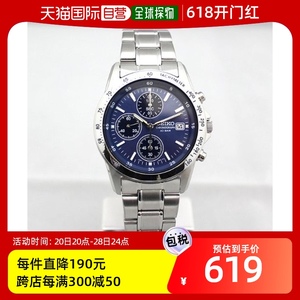 【日本直邮】Seiko精工男士腕表SBTQ071经典三眼设计时尚潮流手表