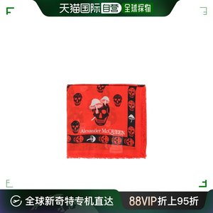 【99新未使用】香港直邮Alexander McQueen 骷髅头图案印花围巾 7