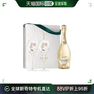 欧洲直邮perrier jouet巴黎之花香槟酒干型750ml白中白礼盒单支装