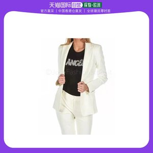 香港直发PINKO品高女士白色单排扣西装外套舒适1G140Q6151PU