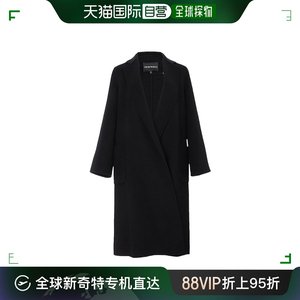 香港直邮Emporio Armani 安普里奥 阿玛尼 女士徽标羊绒大衣