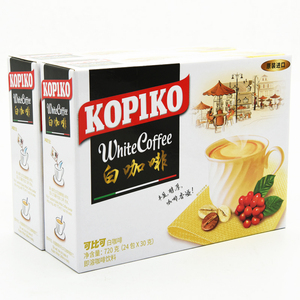 【48杯】可比可白咖啡组合拿铁卡布奇诺摩卡48袋可比克KOPIKO速溶