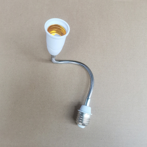 E27转E27软管加长灯头万向转换灯座延长灯口螺口LED灯具连接管