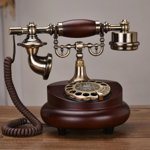 蒂雅菲无线欧式电话机家用固定仿古复古创意老式旋转拨号电话机