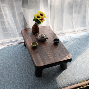 茶座桌椅套装小茶几榻榻米日式z矮桌飘窗高级艺术感阳台炕几家用