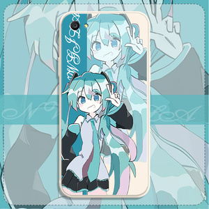 VIVOX27手机壳VIVO少女初音未来X9SPLUS日系二次元X23周边维沃X9PLUS直边x9s镜头全包套miku X21i前后置指纹