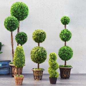 仿真植物塑料草球加密米兰盆栽大盆景室内客厅家居田园绿植装饰花