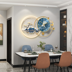 新款现代山水餐厅装饰画小清新风高档挂画沙发玄关客厅背景墙壁画