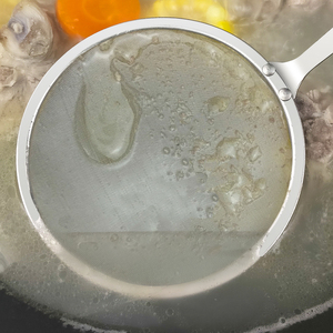 超密隔油勺厨房漏油勺大过滤网筛超细小漏勺撇油去油汤勺捞油神器