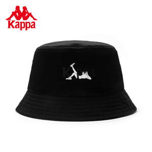 Kappa卡帕outlets背靠背帽子渔夫帽情侣男女运动户外遮阳渔夫帽