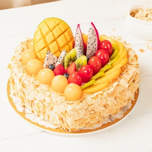 【幸福西饼】全心全意生日蛋糕送同城配送水果长辈朋友聚会深圳