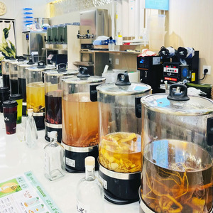 商用智能泡茶桶全自动蒸茶煮茶器养生茶饮店透明大容量保温开水桶