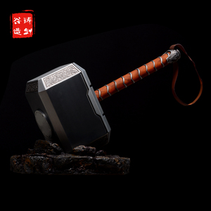 铸剑谷动漫 雷神之锤4公斤雷神 妙尔尼尔北欧守含底座底座+锤子